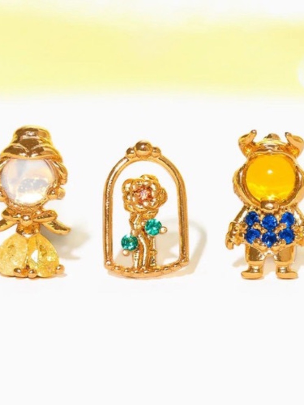 Girls Crew Beauty & The Beast Earrings